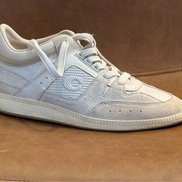 Coach white sneakers 7.5 - Picture 3 of 10